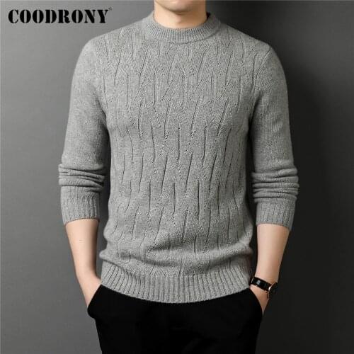 COODRONY Men's Wool Pullovers