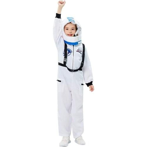 Kids Party Game Astronaut Costumes Halloween Carnival Costumes Cosplay Full Dress Shadow Kids Space Rocket Suit
