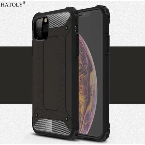 For iPhone 11 Pro Max Case Anti-knock Rugged Armor Cover For iPhone 11 Pro Max Silicone Phone Bumper Case For iPhone 11 Pro Max