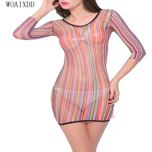 Exotic Apparel Women Baby Dolls Exotic Dress sexy lingerie sex costumes hollow nightwear intimates half slip Backless underwear