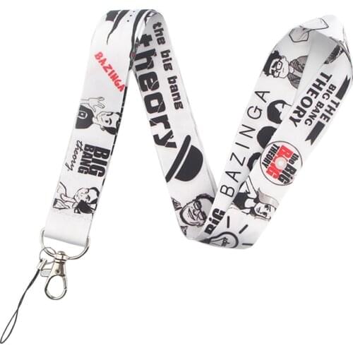 ER367 TV Show The Big Bang Theory Creative Lanyard Badge ID Lanyards Mobile Phone Rope Key Lanyard Neck Straps Accessories