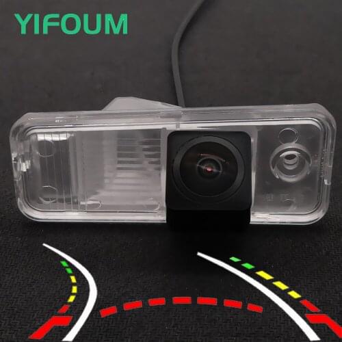 AHD Fisheye Starlight Dynamic Trajectory Car Rear View Camera For Kia Carens/Hyundai Azera Creta IX25 Grand SantaFe Grandeur
