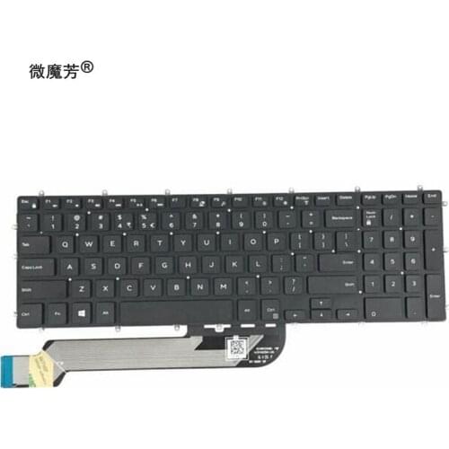 US New Keyboard for Dell Inspiron 5570 5575 5770 5775 laptop Backlit keyboard