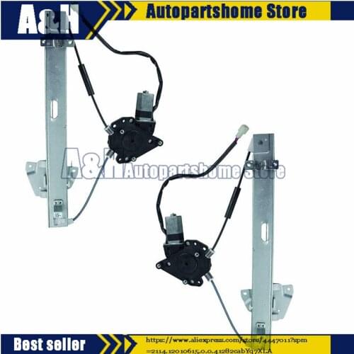 2PCS MR135167 MR135168 MB517475 MB517476 Power Window Regulator Motor For Mitsubishi Montero 92-00 V43W V45W V23W