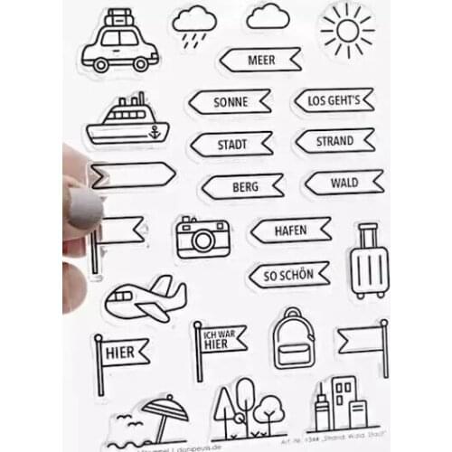 German Clear Silicone Stamps for DIY Scrapbooking/Card Making/Kids Christmas Decoration Supplies Popular A2524