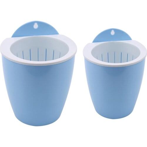 New Plastic Flower Plate Hot Sale Creative Flower Pots Wall Hanging Lazy Flower Pots Home Decoration Gardening