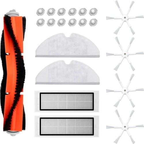 Main Brush Hepa filter 6-armed side brush for Xiaomi Roborock S50 S51 S55 Vacuum Cleaner Mop Cloths Spare Parts