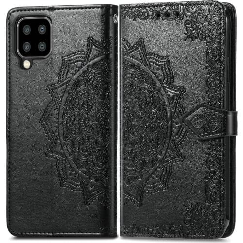 Shockproof Case 3D Mandala Flip Cover for Samsung Galaxy A22 5G 2021 Case Leather Card Slot Holder for Samsung A 22 SM-A226 Etui