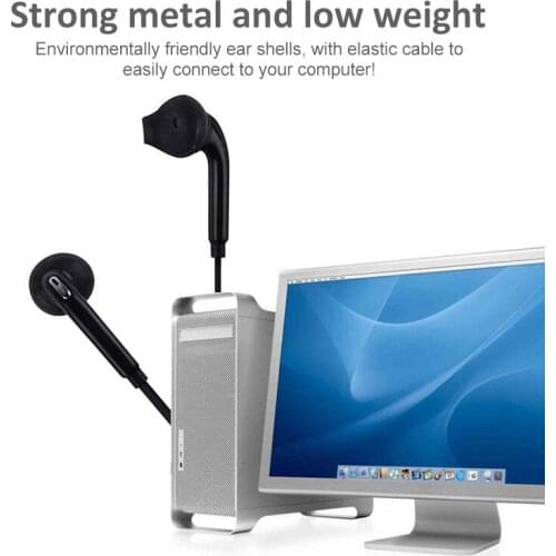 3.5mm Wired Headphones With Bass Earbuds Stereo Earphone Music Sport Gaming Headset With Mic For Xiaomi IPhone Samsung Earphones