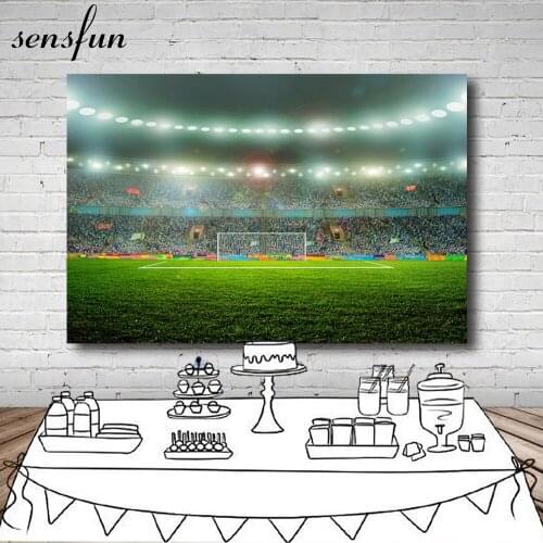 Sensfun Photography Backdrop Empty Huge Sport Football Background Photo Studio Custom Made