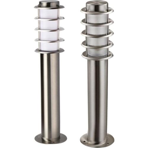 Outdoor Garden Lawn Lamp Stainless Steel Waterproof Modern Aluminum Pillar Light Villa Courtyard Pathway Landscape Bollards Lamp