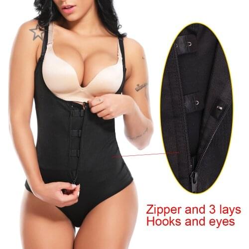 Reductoras Colombianas Post Surgery Slim Women Girdle Body Shaper LATEX Corset Shapewear Waist Trainer Slip Suit Powernet