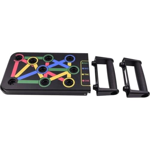 14 in1 Push-up Stand Push Up Rack Board System Fitness Workout Train Gym Exercise Pushup Board System Portable Fitness Equipment