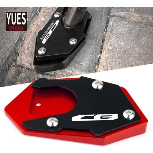 Motorcycle Accessories Support Enlarge Side Stand Extension Plate For Honda CB150R CB300R CB500F CB500X CB650F CB650R CBR650R