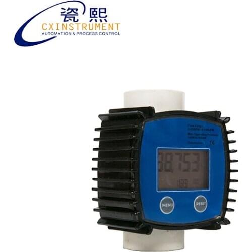 The K24 Digital Fuel flow meter 12~120 M/min G1 inch Aluminum Material Fuel Oil flow meter