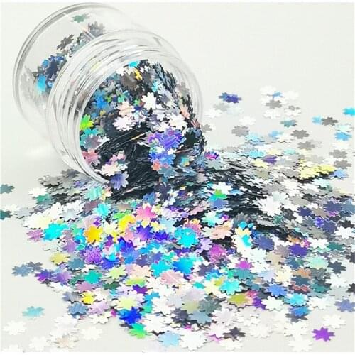 Pailletten Ultrathin Flower Sequins 5mm Pink Cherry Blossoms Sequin PET Paillettes Nails Art Manicure Glitter Confetti 8g