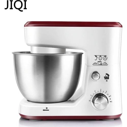 JIQI Electric Stand Food Mixers chef machine egg beater dough Blender cake bread toast mixer machine Baking Whipping cream