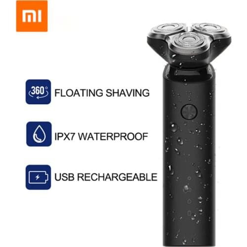 Xiaomi Electric Shaver Mijia Razor Men Shaving Beard Machine Dry Wet Beard Trimmer Rechargeable Washable 3D Head Dual Blades