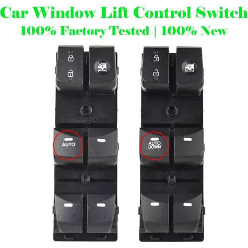 Black Color Power Window Master Switch 93570-4V000 93570-4V010 For Hyundai 2012 2013 2014 2015 2016 Elantra Lang Move