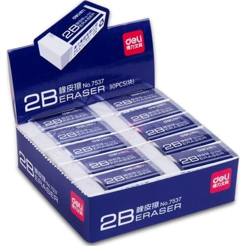 Deli five pcs School Supplies Pencil eraser Gifts School Office Correction Supplies erasers rubber for kids