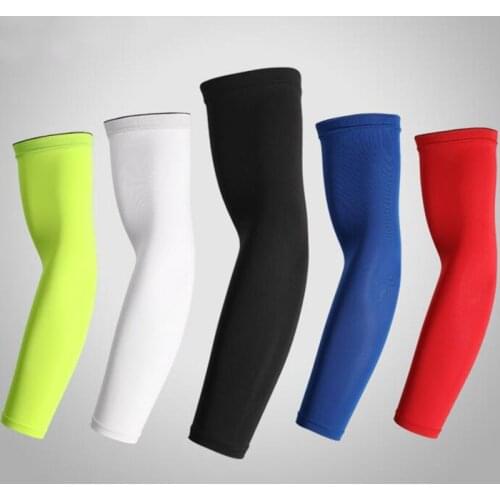 DICHSKI Summer Men And Women Sports Cycling Arm Sleeve Gloves Running Fishing Anti-UV Non-Slip Soft Breathable Protective One
