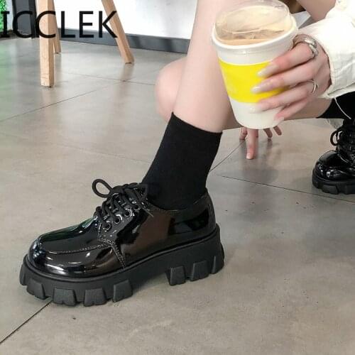 Chunky Sneakers Hidden Heels Height Increasing Ladies Wedge Shoes High Top Autumn Platform Women Shoes A017