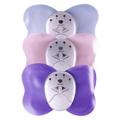 Mini Butterfly Electric Body Therapy Massage Pad Sticker Abdominal Muscle Training Stimulator Massager Slim Patches Weight Loss