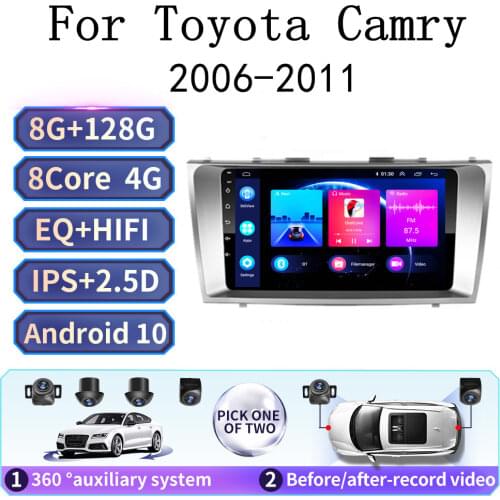 Android 8.1 car radio multimedia player for Toyota Camry 2006 2007 2008 2009 2010 2din Car radio GPS navigation Bluetooth player