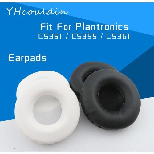 YHcouldin Earpads For Plantronics CS351 CS361 CS355 Headphone Accessaries Replacement Leather