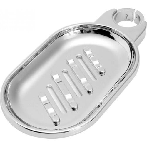 New Arrival 22mm ABS Plastic Shower Rail Soap Dish Box Soap Holder Soap Pallet Shower Rod Holder for Bathroom Accessoriess