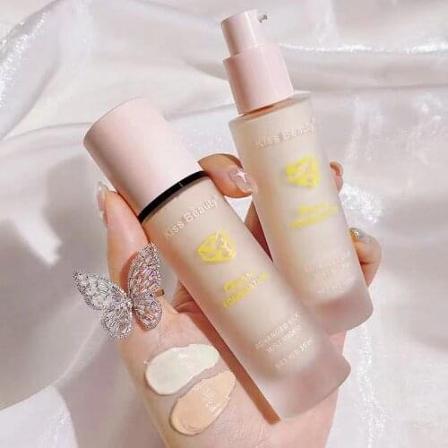 Matte Makeup Moisturizer Cream Face Base Foundation Oil-Control Long Lasting Concealer Brighten Skin Full Coverage Makeup Primer