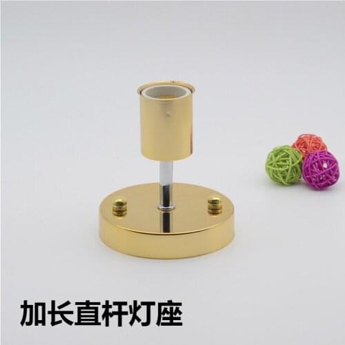 E27 lamp holder with lamp base and tube for led lights table lamp vintage celing rose ceiling canopy Lighting accessories
