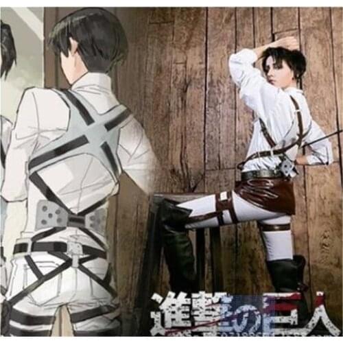 Attack on Titan Shingeki no Kyojin Recon Corps Harness belt hookshot Costume Adjustable Belts cosplay belts A447