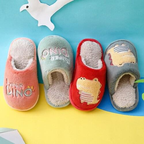 Slippers Boys Cartoon Cotton Slippers Girl Baby Indoor Home Lovely Children Home Wool Slippers Woman Slippers Shoe for Women