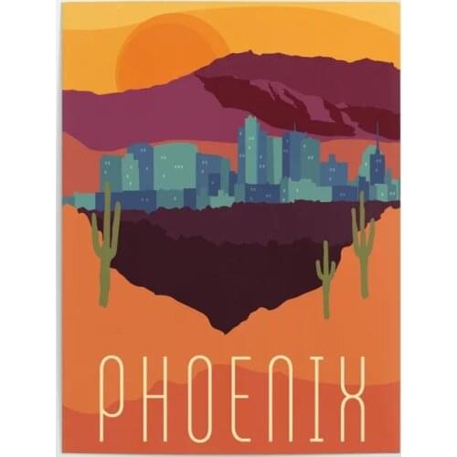 Home Decoration Hd Print Pictures City Series Phoenix Wall Art Modular Phoenik Poster Canvas Painting For Living Room No Frame