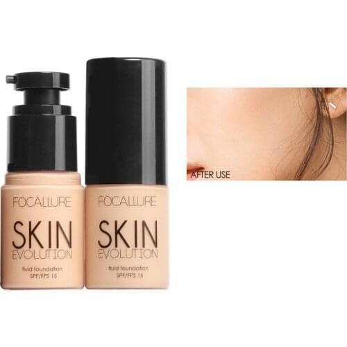 Face liquid foundation oil control Moisturizer full coverage concealer matte primer base cream foundation makeup