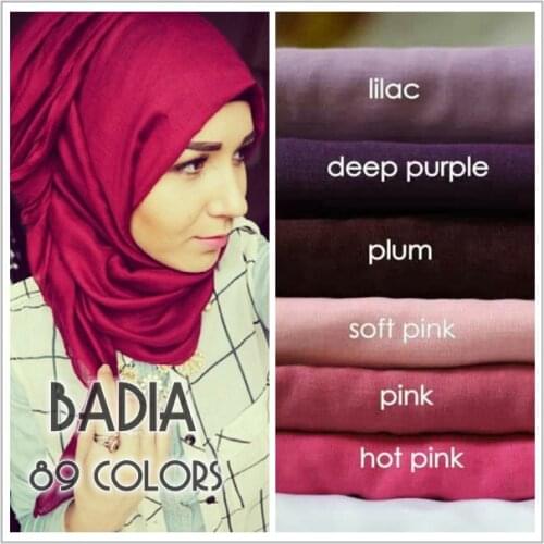 10pcs/Lot Women Foulard Basic Solid Maxi Shawls Head Wraps Soft Long Islamic Muslim Viscose Plain Hijabs Scarf