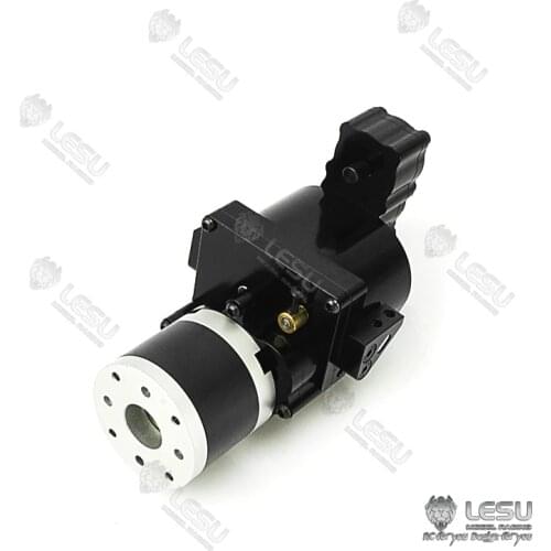 2Speed LESU Metal Transmission Transfer Case Gearbox for 1/14 TAMIYA RC Tractor Truck Dumper Scania Benz DIY Model Car