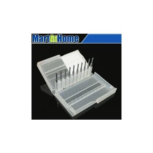 Argedo 10 x Carbide PCB CNC Engraving Bits End Milling Cutter - 2mm Diameter #SM391 @CF