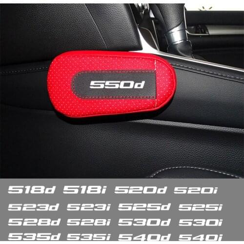 Car soft leather leg pads knee pads seat support elbow support For BMW E12 E28S E28 E60 E61 E70 F07 F10 car Accessories