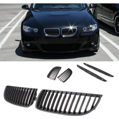 Auto Car Front Grilles Double Grills For BMW 325i E90 4-Door Saloon & E91 4-Door Touring 2005 2006 2007 2008