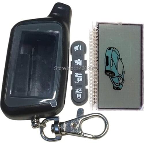 10 PCS/lot X5 Case Keychain Body Cover + Lcd display for 10PCS TOMAHAWK X5 X3 Two way car alarm LCD Remote Control Russian Key