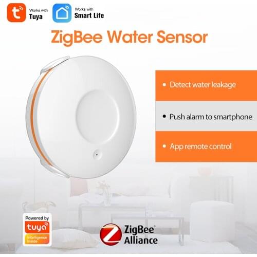 Tuya Zigbee Water Level Monitor, Water Leakage Detector ,Remote Flooding Detector Alarm ,Safety Automatic Household Alarm Sensor