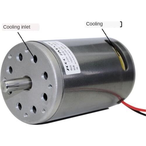 DC 220V 680W 7000 high-speed forward and reverse fan belt, electric drill motor drive bridge (double shaft)