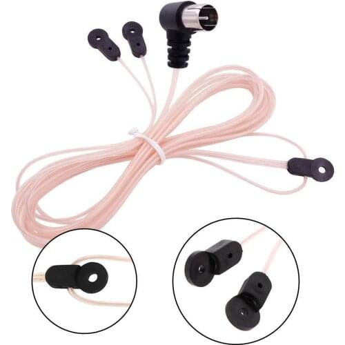 88-108MHz FM Radio Antenna 75 Ohm Dipole Indoor Antenna HD Aerial Receiver PAL to F Female Jack RF Coax Adapter Connector