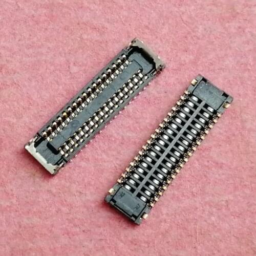 2Pcs LCD Screen Display Flex FPC Connector Plug For Huawei Honor 8X Nova4 Nova 4 4E Nova4E P30 Lite P30Lite Mate RS Board 34 Pin