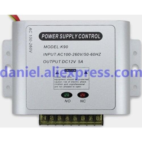 Access Control Power Supply 12V5A Switching Power Supply Mini Power Supply for Access Control
