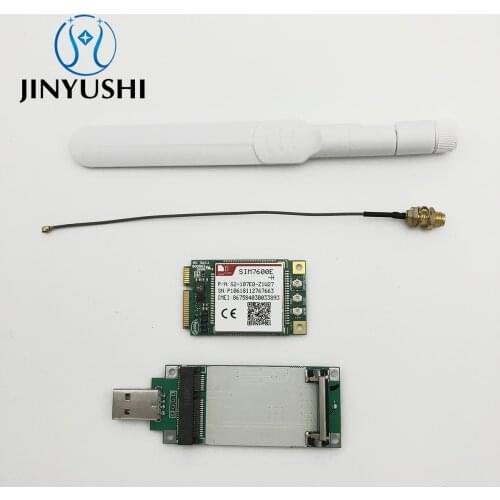 SIMCOM SIM7600E-H and Mini pci-express to usb adapter and antennas Mini pci-e B38/B40/B41/B1/B3/B5/B7/B8/B20 Cat4 modem