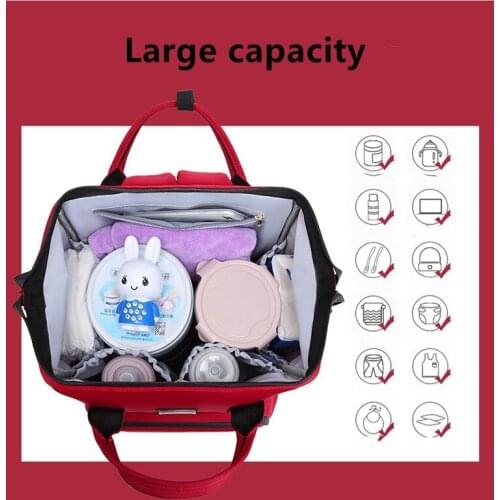 Multi-functional Mummy Backpacks Go Out Double Shoulders Fashion Large Mother and Child Bag