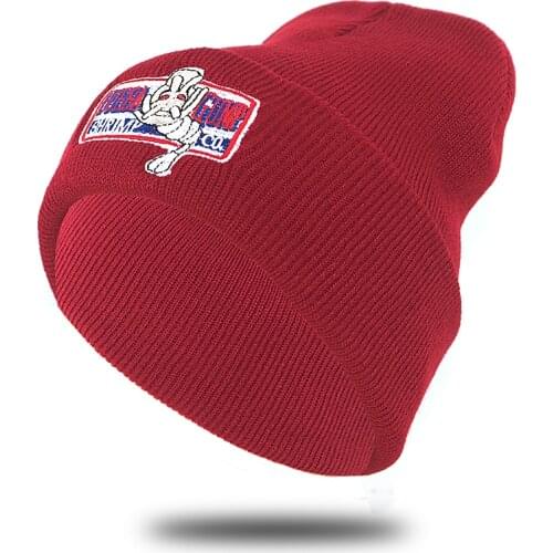 New BUBBA GUMP hat for Winter Autumn embroidery cotton flexible knitted beanie cap fashion hip hop ski beanies unisex